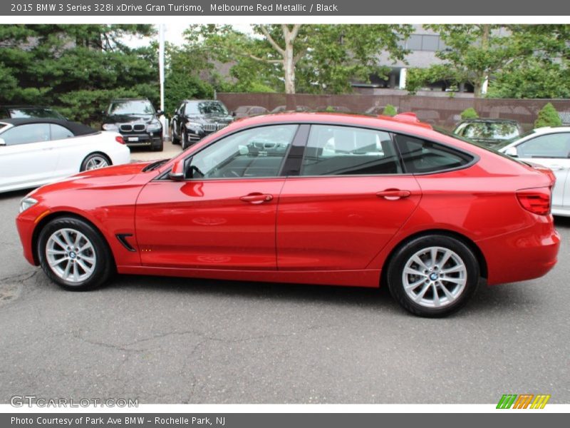 Melbourne Red Metallic / Black 2015 BMW 3 Series 328i xDrive Gran Turismo