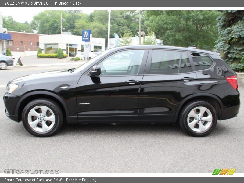 Jet Black / Black 2012 BMW X3 xDrive 28i
