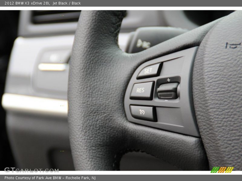 Jet Black / Black 2012 BMW X3 xDrive 28i