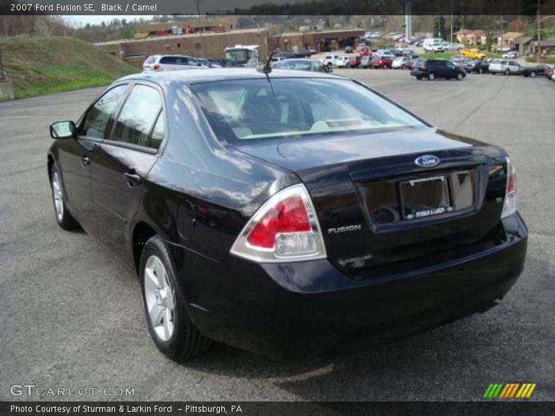 Black / Camel 2007 Ford Fusion SE