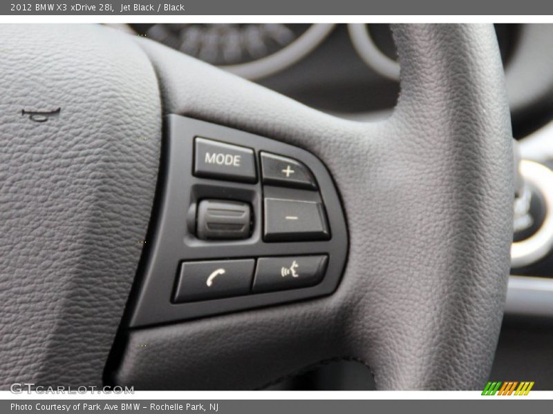 Jet Black / Black 2012 BMW X3 xDrive 28i