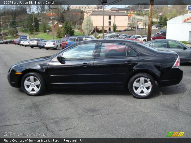 Black / Camel 2007 Ford Fusion SE