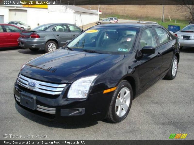Black / Camel 2007 Ford Fusion SE