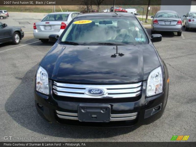 Black / Camel 2007 Ford Fusion SE
