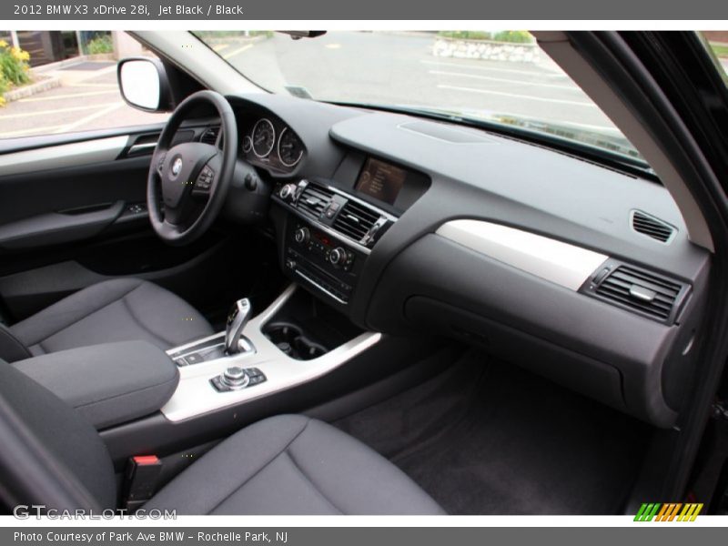 Jet Black / Black 2012 BMW X3 xDrive 28i