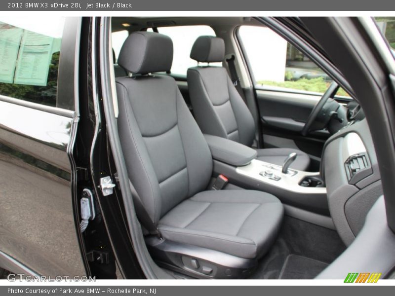 Jet Black / Black 2012 BMW X3 xDrive 28i