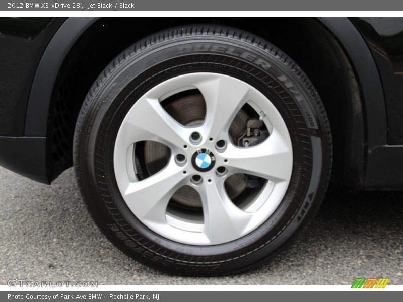 Jet Black / Black 2012 BMW X3 xDrive 28i