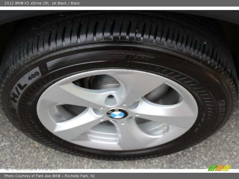 Jet Black / Black 2012 BMW X3 xDrive 28i