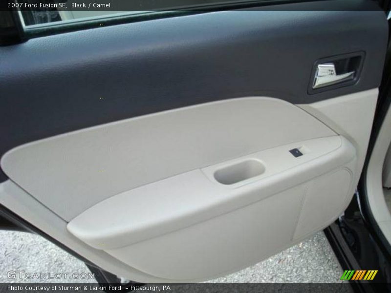 Black / Camel 2007 Ford Fusion SE