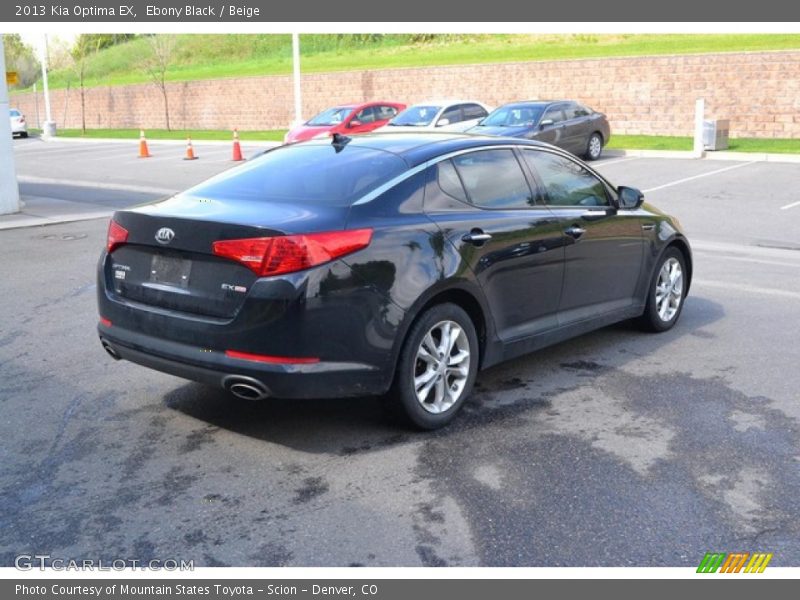 Ebony Black / Beige 2013 Kia Optima EX