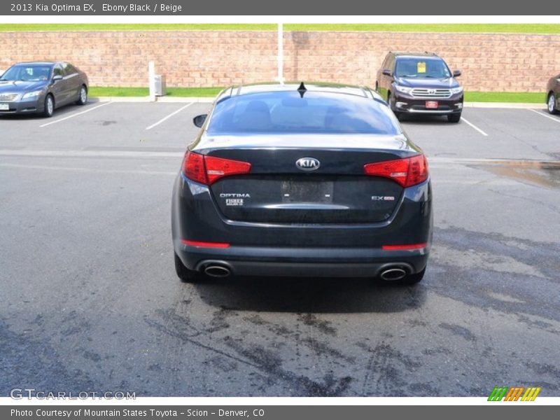 Ebony Black / Beige 2013 Kia Optima EX