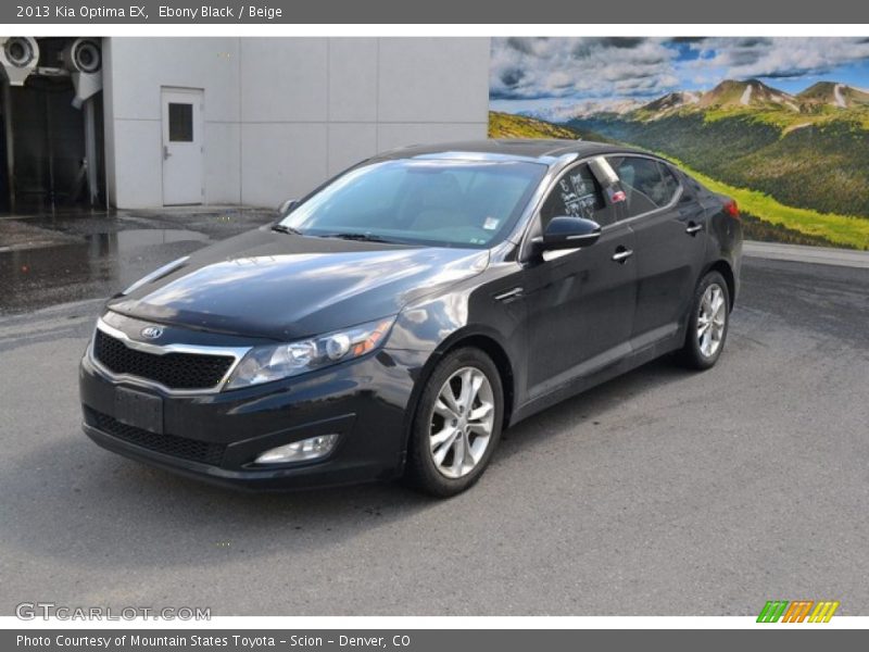 Ebony Black / Beige 2013 Kia Optima EX