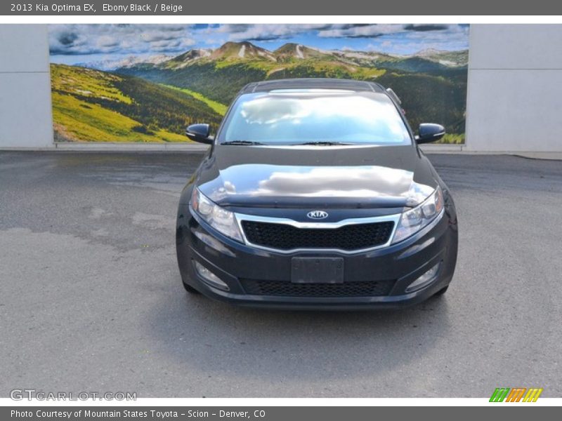 Ebony Black / Beige 2013 Kia Optima EX