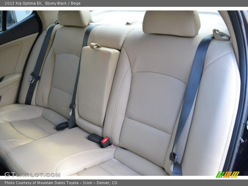 Ebony Black / Beige 2013 Kia Optima EX