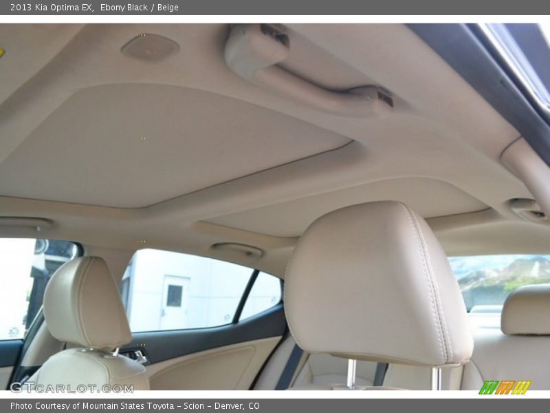 Ebony Black / Beige 2013 Kia Optima EX
