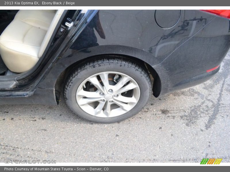 Ebony Black / Beige 2013 Kia Optima EX