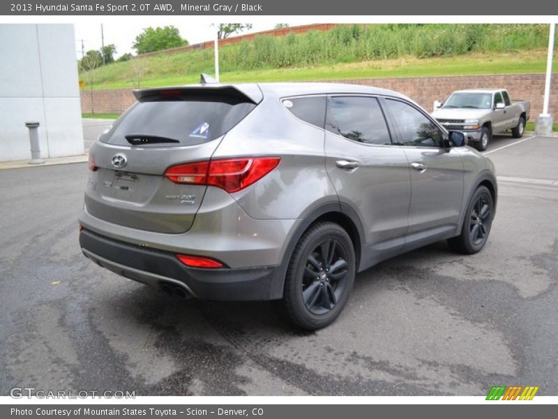 Mineral Gray / Black 2013 Hyundai Santa Fe Sport 2.0T AWD