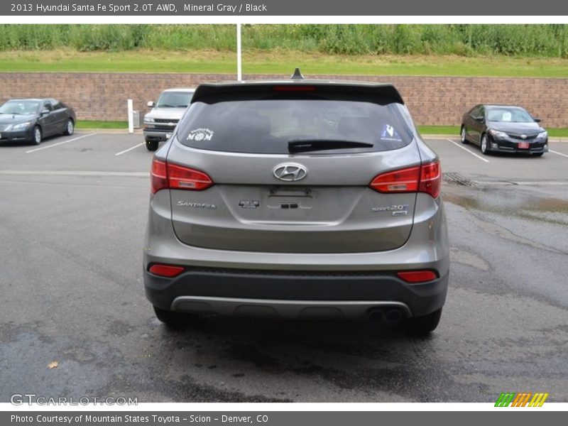 Mineral Gray / Black 2013 Hyundai Santa Fe Sport 2.0T AWD