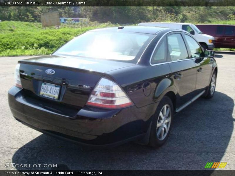 Black Clearcoat / Camel 2008 Ford Taurus SEL