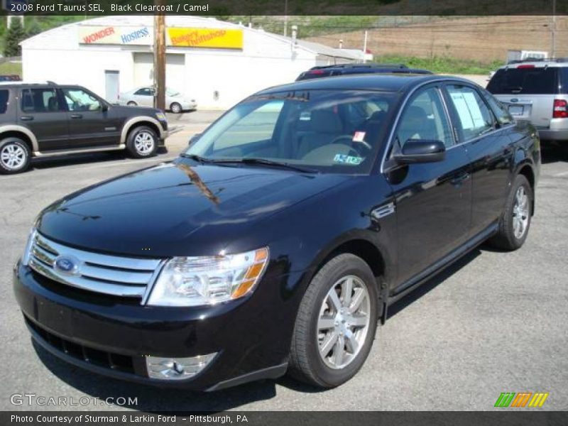 Black Clearcoat / Camel 2008 Ford Taurus SEL