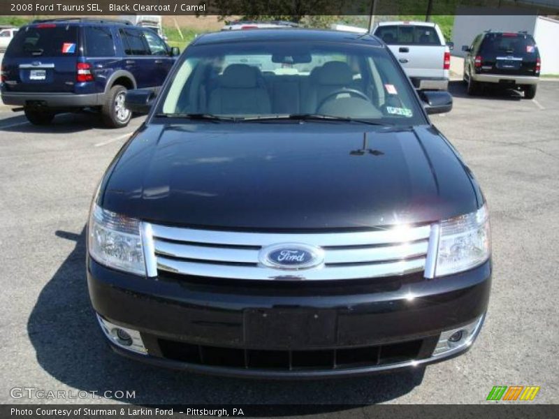 Black Clearcoat / Camel 2008 Ford Taurus SEL