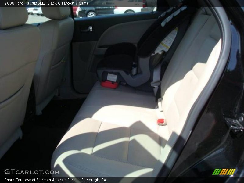 Black Clearcoat / Camel 2008 Ford Taurus SEL