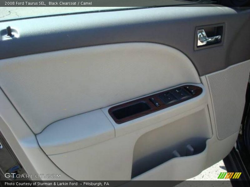 Black Clearcoat / Camel 2008 Ford Taurus SEL