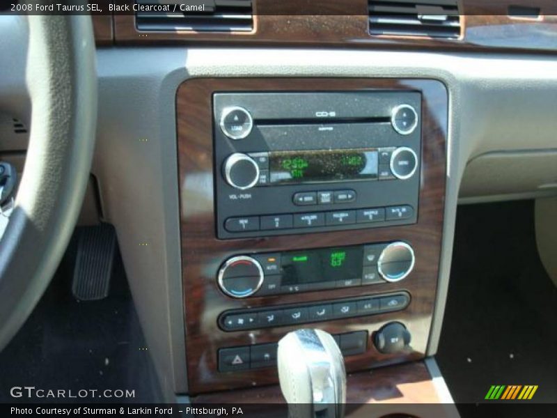Black Clearcoat / Camel 2008 Ford Taurus SEL