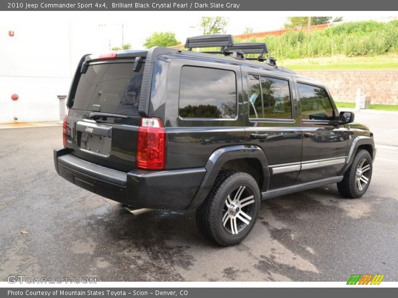 Brilliant Black Crystal Pearl / Dark Slate Gray 2010 Jeep Commander Sport 4x4