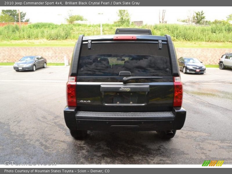 Brilliant Black Crystal Pearl / Dark Slate Gray 2010 Jeep Commander Sport 4x4