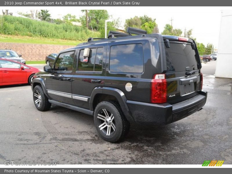 Brilliant Black Crystal Pearl / Dark Slate Gray 2010 Jeep Commander Sport 4x4
