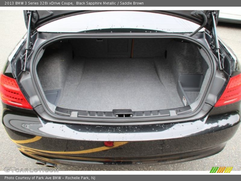 Black Sapphire Metallic / Saddle Brown 2013 BMW 3 Series 328i xDrive Coupe