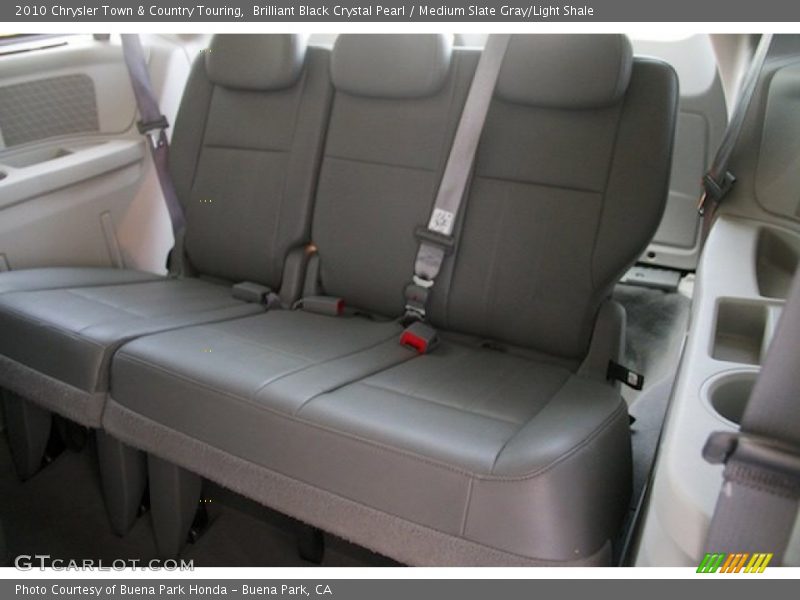 Brilliant Black Crystal Pearl / Medium Slate Gray/Light Shale 2010 Chrysler Town & Country Touring