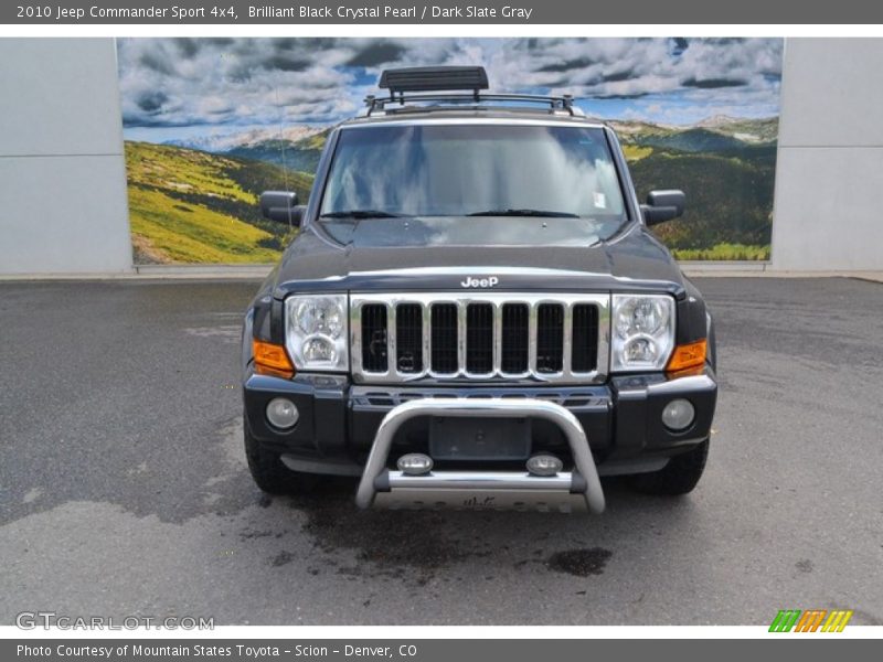 Brilliant Black Crystal Pearl / Dark Slate Gray 2010 Jeep Commander Sport 4x4