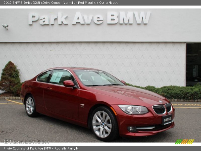 Vermilion Red Metallic / Oyster/Black 2012 BMW 3 Series 328i xDrive Coupe