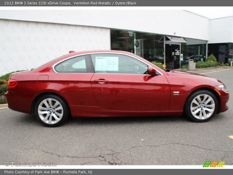 Vermilion Red Metallic / Oyster/Black 2012 BMW 3 Series 328i xDrive Coupe