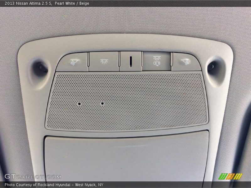 Pearl White / Beige 2013 Nissan Altima 2.5 S