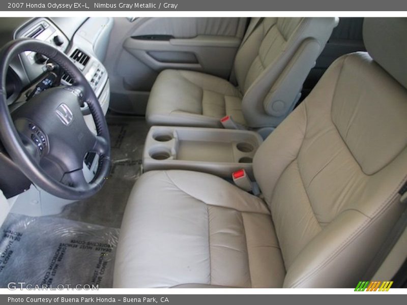 Nimbus Gray Metallic / Gray 2007 Honda Odyssey EX-L