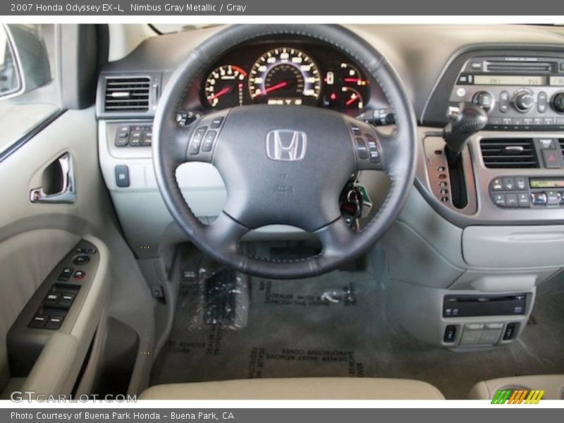 Nimbus Gray Metallic / Gray 2007 Honda Odyssey EX-L