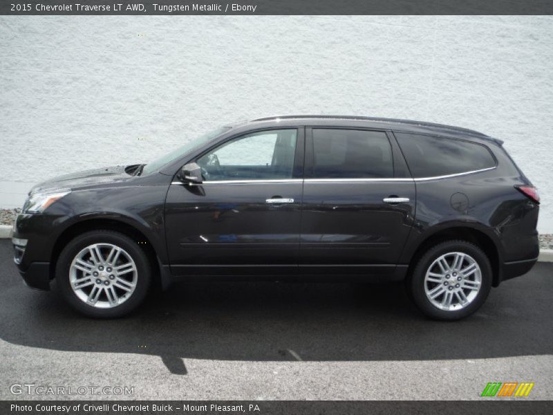 Tungsten Metallic / Ebony 2015 Chevrolet Traverse LT AWD