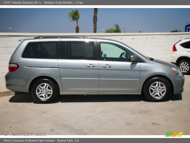 Nimbus Gray Metallic / Gray 2007 Honda Odyssey EX-L