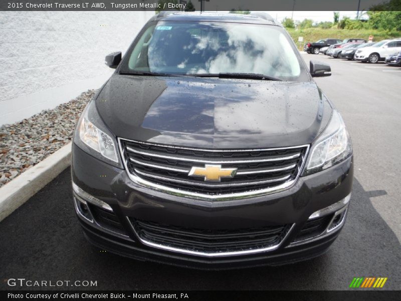 Tungsten Metallic / Ebony 2015 Chevrolet Traverse LT AWD