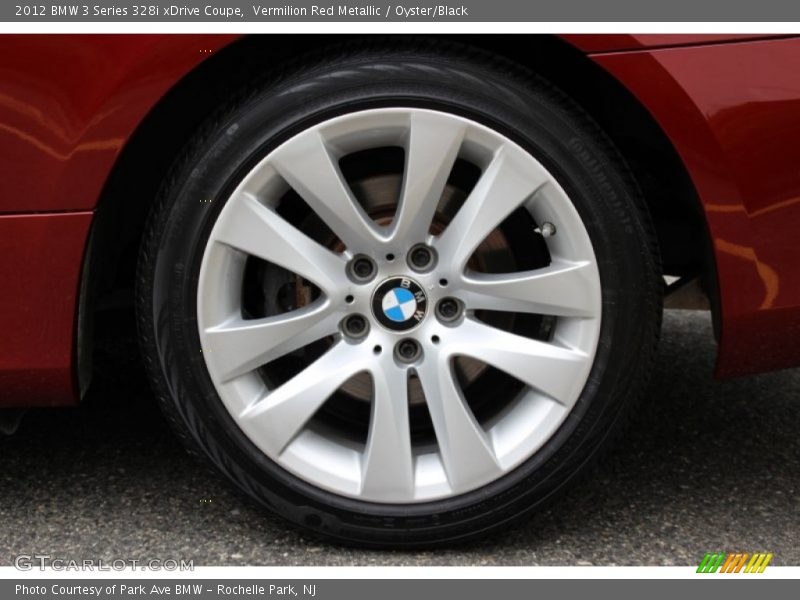 Vermilion Red Metallic / Oyster/Black 2012 BMW 3 Series 328i xDrive Coupe