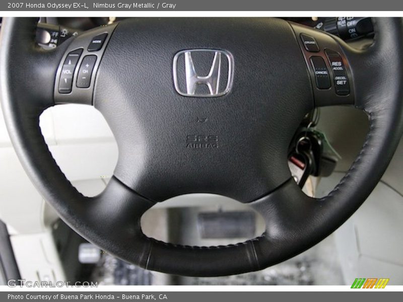 Nimbus Gray Metallic / Gray 2007 Honda Odyssey EX-L
