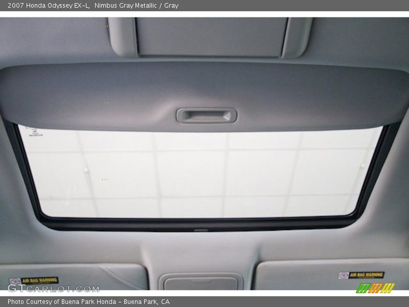 Nimbus Gray Metallic / Gray 2007 Honda Odyssey EX-L