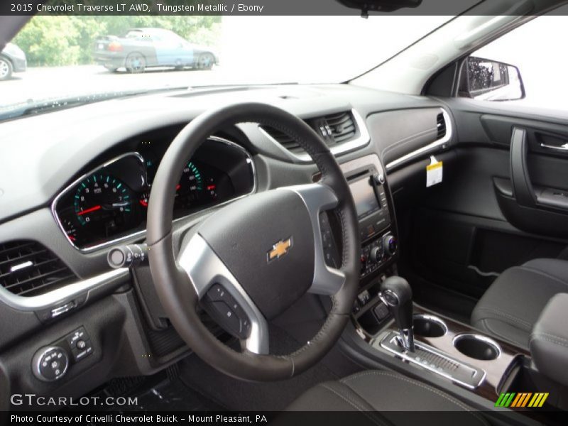Tungsten Metallic / Ebony 2015 Chevrolet Traverse LT AWD