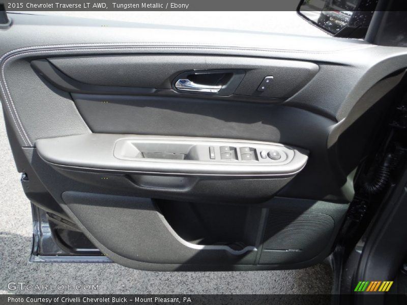 Tungsten Metallic / Ebony 2015 Chevrolet Traverse LT AWD