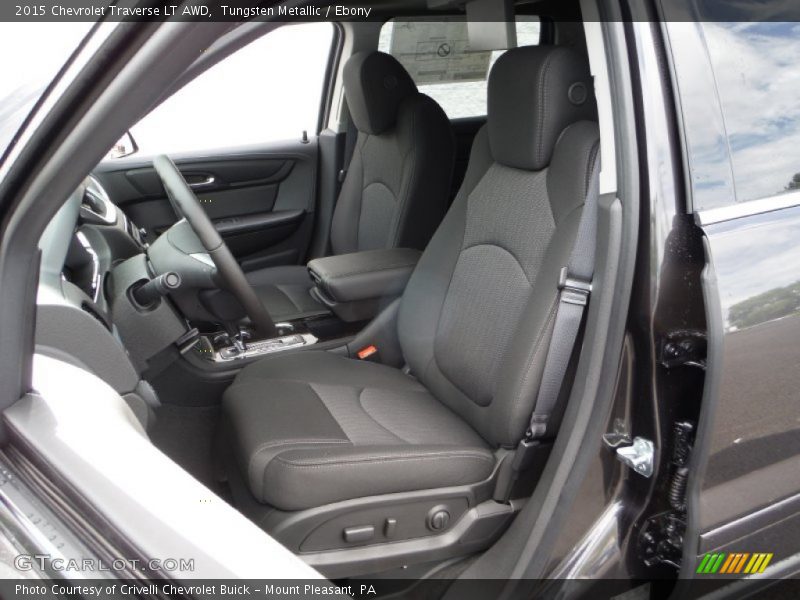Tungsten Metallic / Ebony 2015 Chevrolet Traverse LT AWD