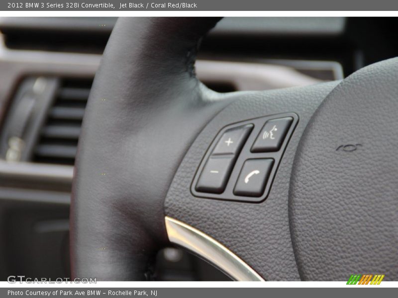 Jet Black / Coral Red/Black 2012 BMW 3 Series 328i Convertible