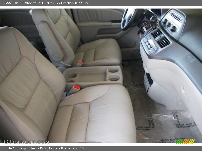 Nimbus Gray Metallic / Gray 2007 Honda Odyssey EX-L